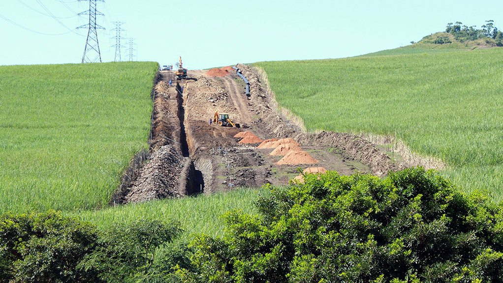 Durban pipeline project still on track for completion in 2017