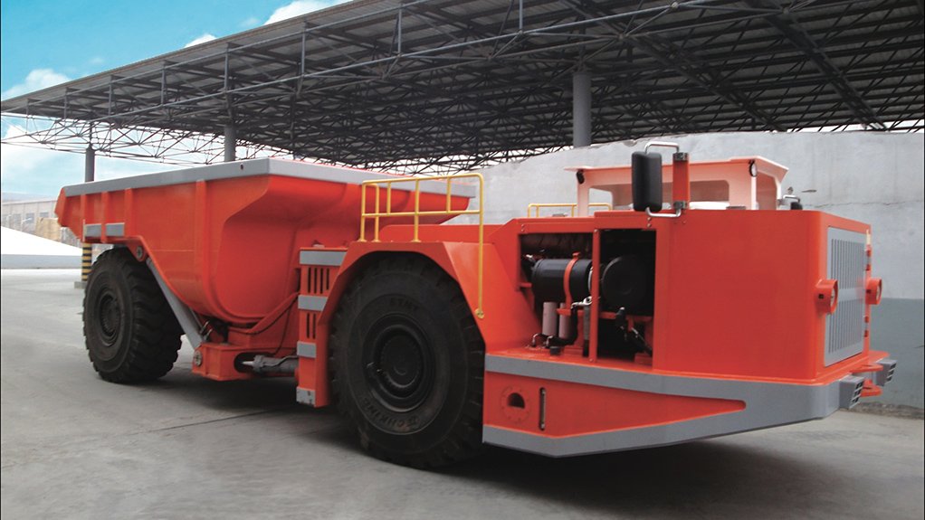 Underground trackless machine launched