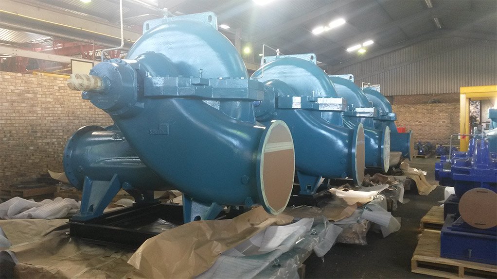 Pumps boost water supply in Gauteng