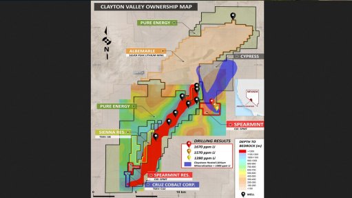 Clayton Valley Nevada Map As Lithium In Nevada Gains Attention, Spearmint Plans To Get Back In