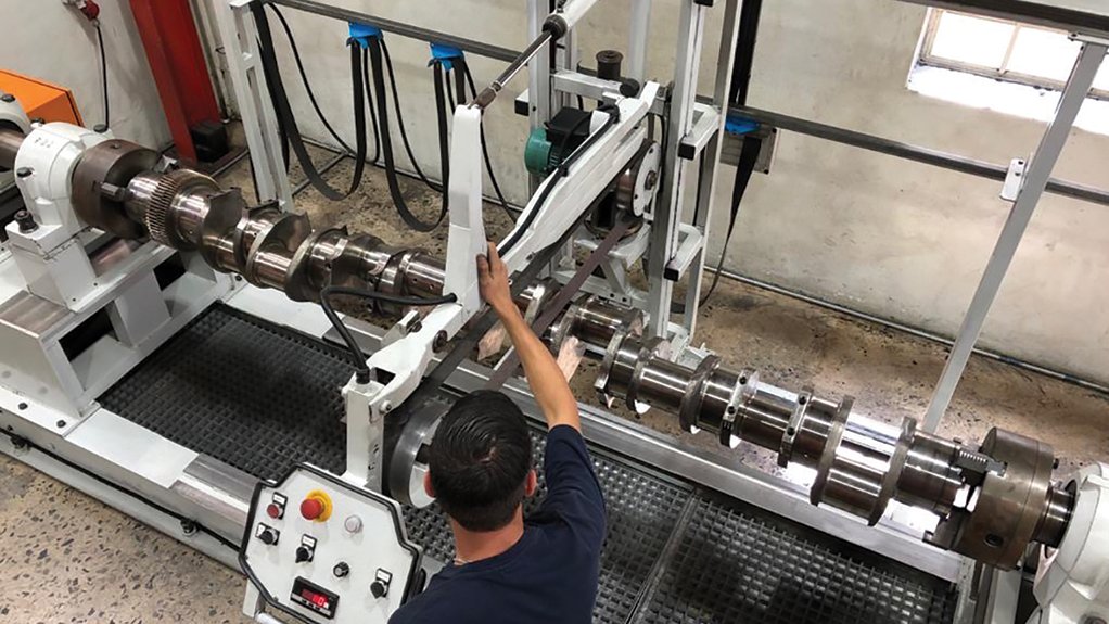 Crankshaft for diesel engine gets a turn