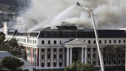 Parliament fire: Report 'hidden' from De Lille had damning findings about fire safety - Vimarsana News