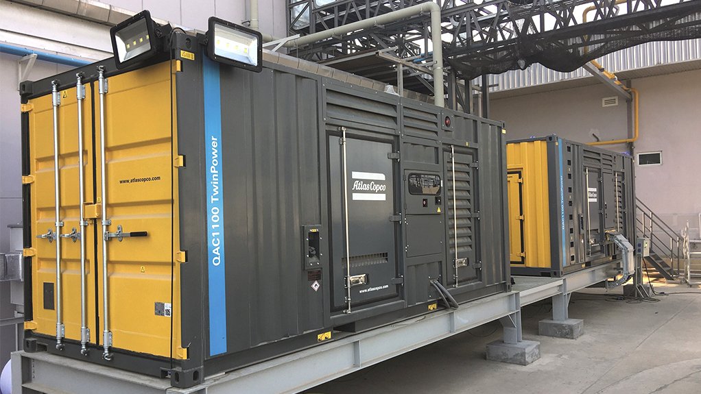 Two generators housed in one container