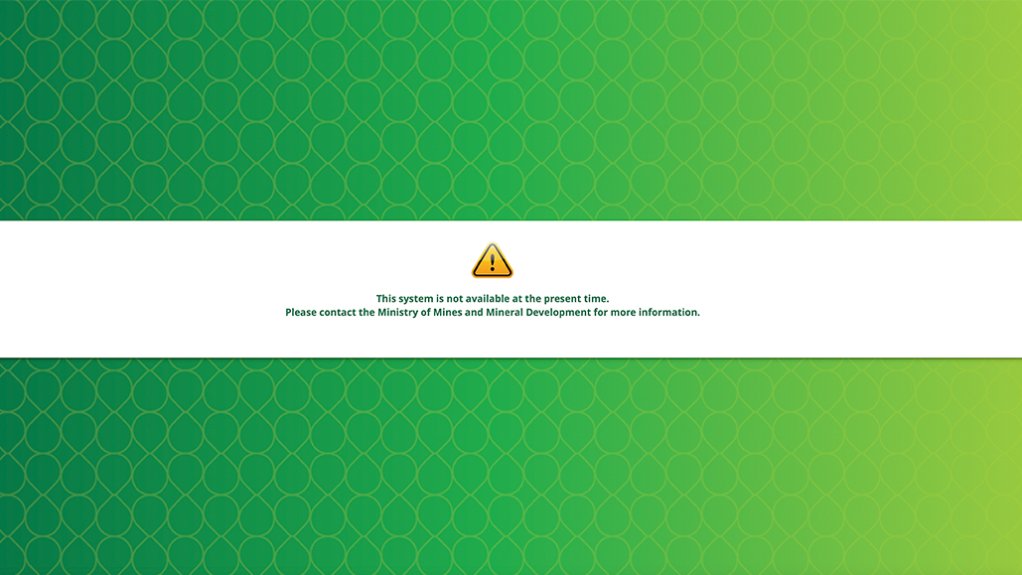 Zambia’s mining licence cadastre system is reportedly not functioning