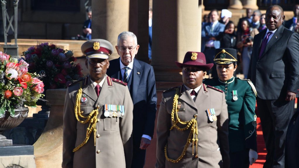 Ramaphosa welcomes Austrian President, cites economic opportunities