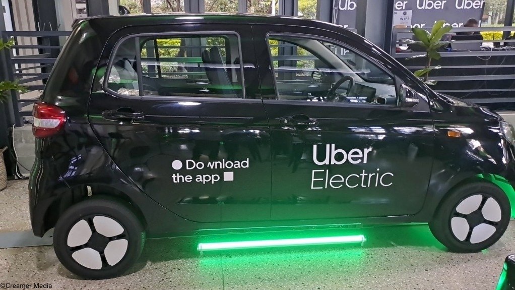 Uber launches electric offering in South Africa, showcases Moto product
