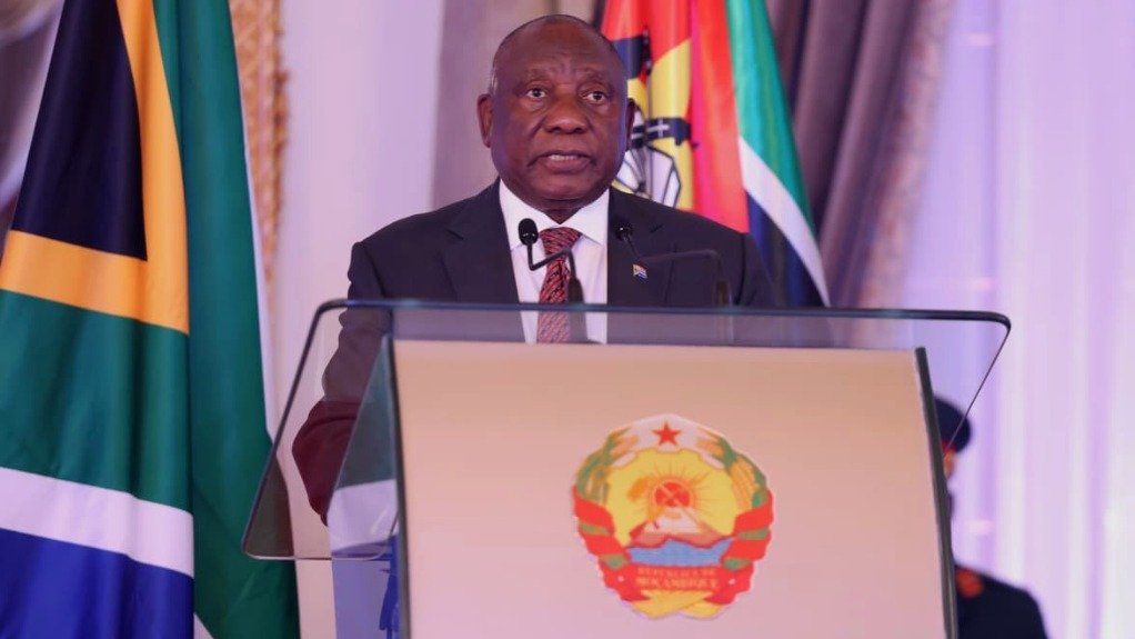 Ramaphosa leaves Bi-National Commission with Mozambique having inaugurated new gas facility