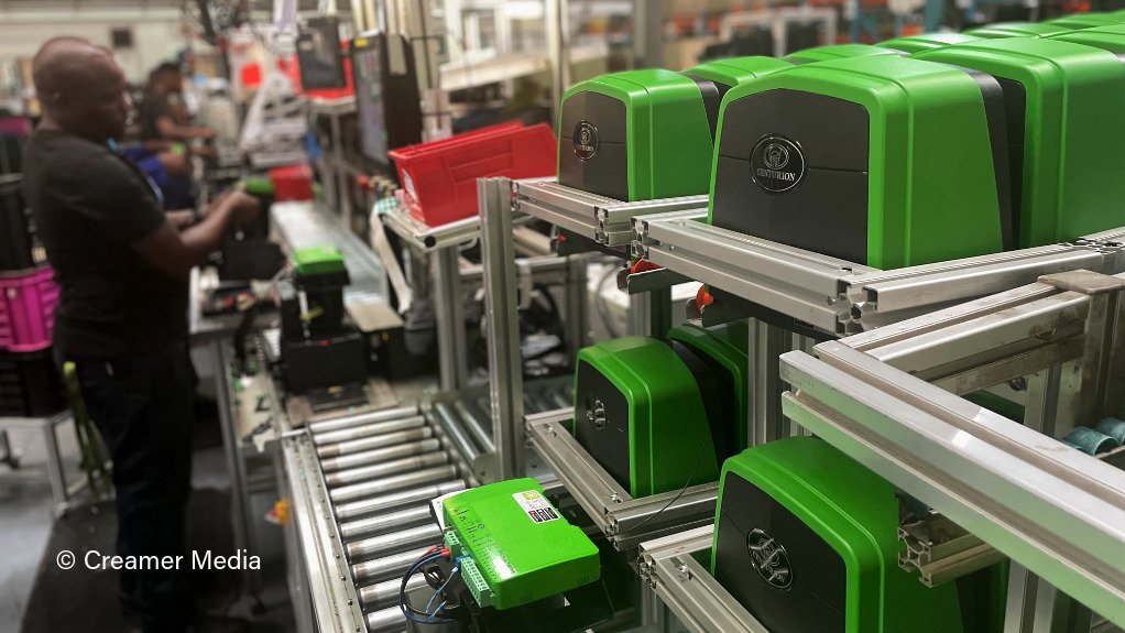 Centurion Systems anchors gate motor production in ﻿SA as global demand ﻿soars