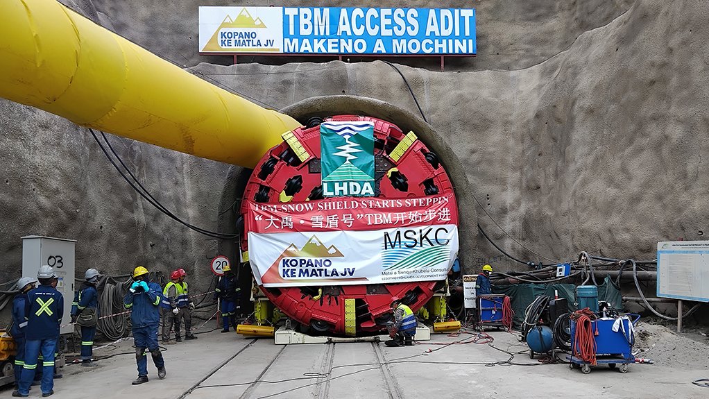 Second tunnel drilling machine joins first in excavating 38 km Polihali water transfer tunnel