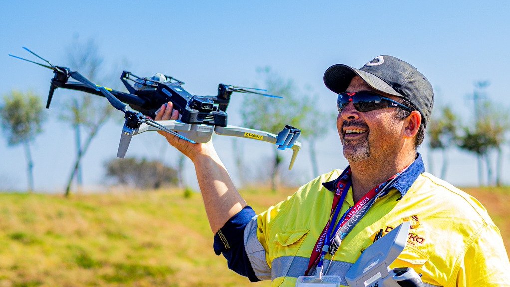 Dwyka, Tharisa partner to create drone pilot training school at Tharisa Mine