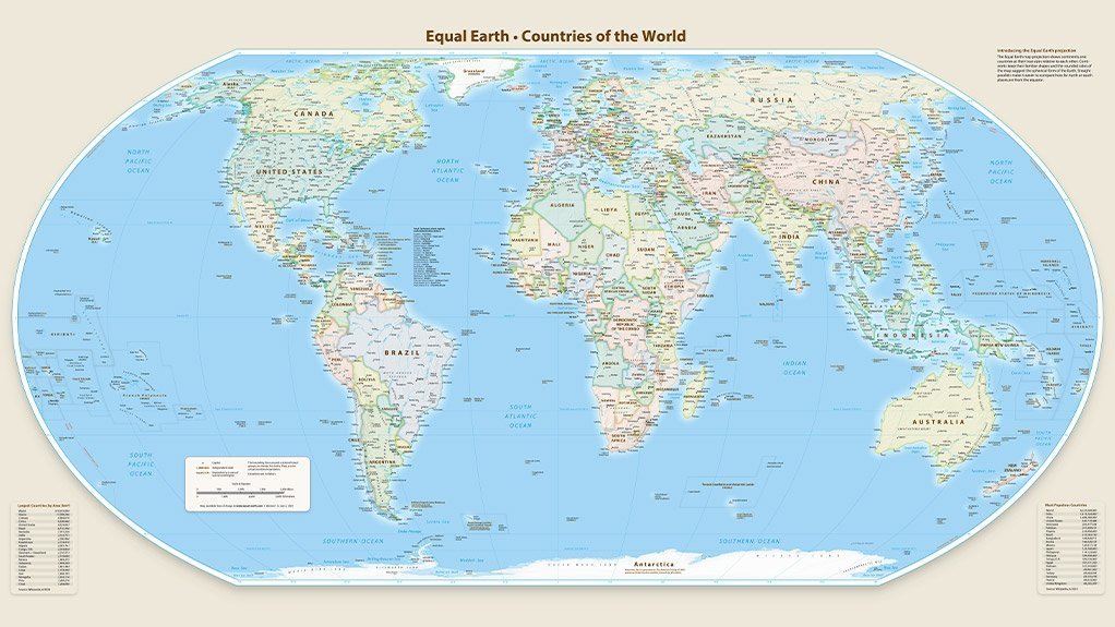 The UN General Assembly endorses use of relative-size more accurate map projection